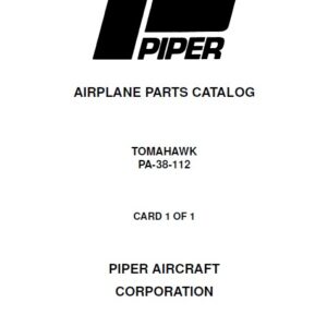 Piper Tomahawk Parts Catalog PA-38-112 Part # 761-659